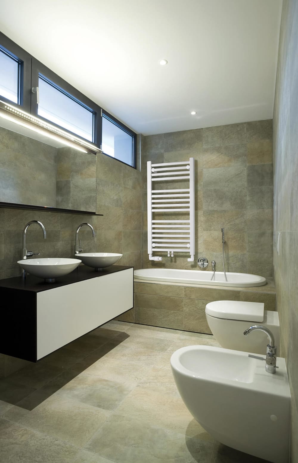 Full His Her Bathroom